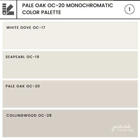 Benjamin Moore Pale Oak Oc Review And Color Palette Postcards From