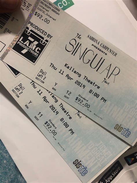 Sabrina carpenter tickets, Tickets & Vouchers, Event Tickets on Carousell