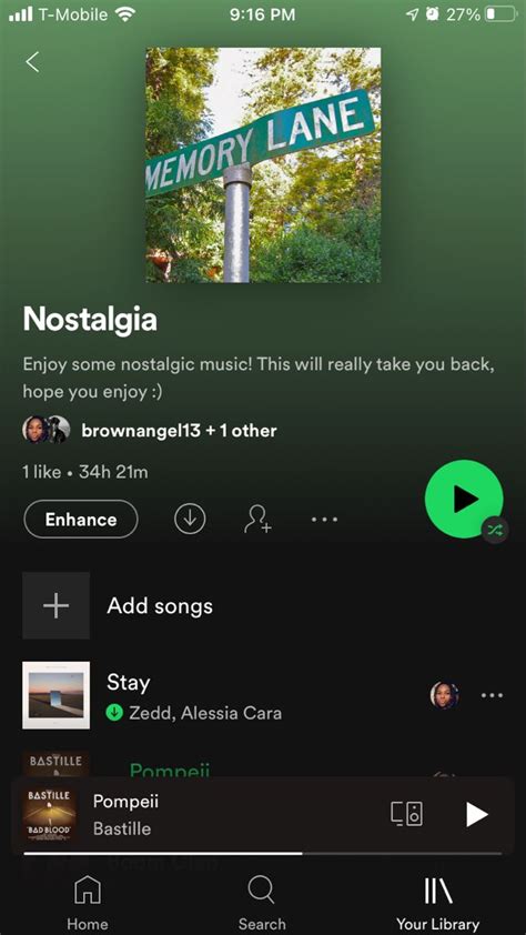 Nostalgia Playlist On Spotify Nostalgic Music Bastille Pompeii Playlist