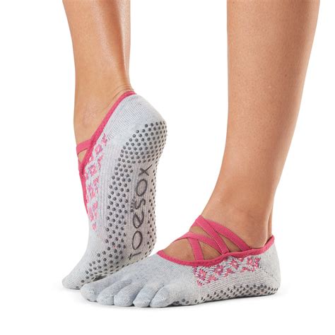 Full Toe Elle Grip Socks Toesox Tavi Vooray