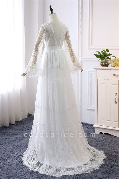 Ivory Lace Wedding Dress Empire Waist