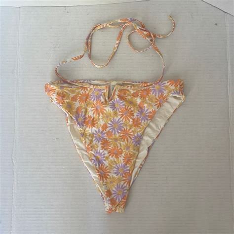 L Space Swim L Space High Waist Bitsy Bikini Bottoms In Oopsie Daisy Poshmark