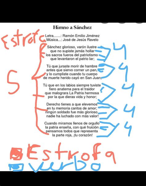 Cuantas Estrofas Tiene Este Himno Y Cuantos Versos Tiene Cada Estrofa