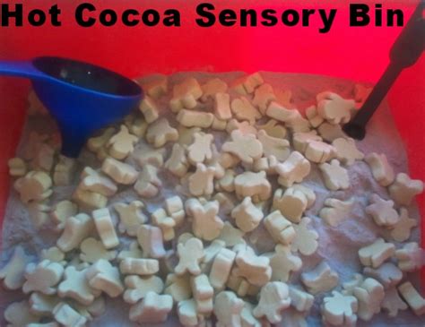 Hot Cocoa Sensory Tub Making Time For Mommy