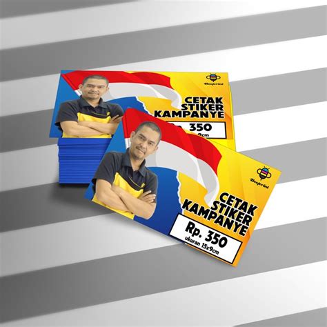 jual stiker kampanye caleg xcm shopee indonesia