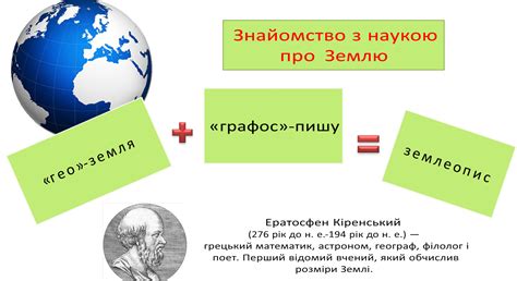 Урок 1. Географія як наука