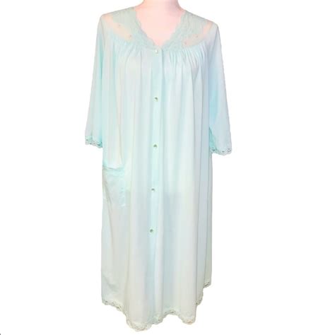 Vintage Intimates Sleepwear Vintage S Embroidered Lace Pajama Lingerie Top Poshmark