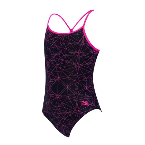 Zoggs Girls Swimsuit Warrego Sprintback One Piece