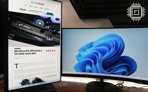 Home office monitor setup: flat, curved or portrait | Club386