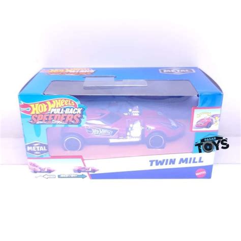 Promo Hot Wheels Pull Back Speeders Scale Metal Mattel Twin Mill Diskon Di Seller