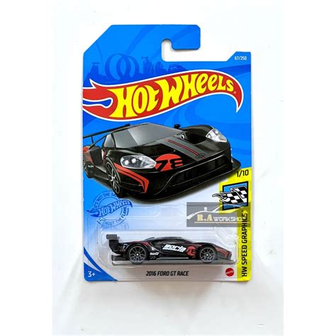 Hot Wheels Ch Nh H Ng M U Xe Ford Gt Race En Shopee Vi T Nam