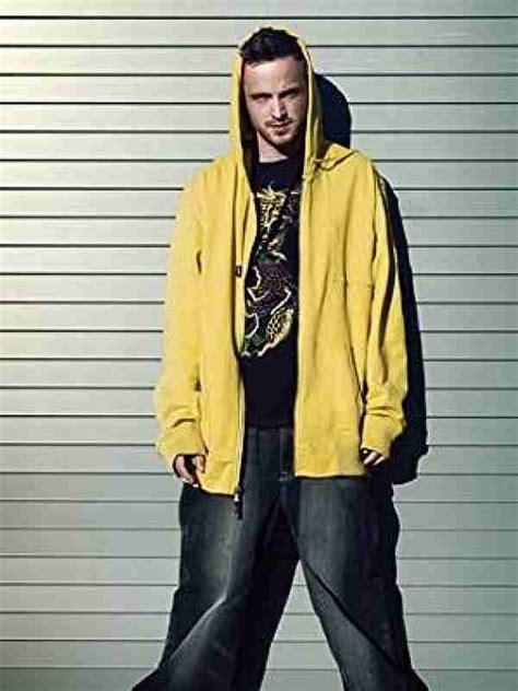 Jesse Pinkman Breaking Bad Yellow Hooded Jacket