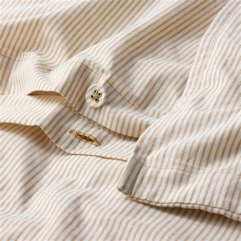 BERGPALM Yellow Striped Double Duvet Cover and Pillowcase Set - IKEA UK