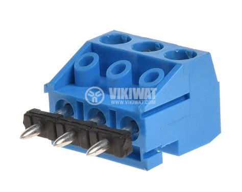 PCB терминален блок клеморед 3 пина 16А 300V vikiwat