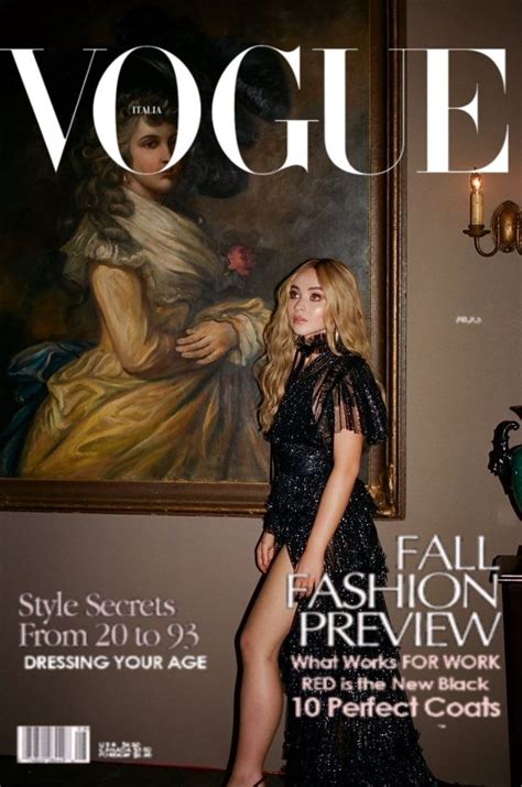 Sabrina Carpenter Vogue Poses Poses Modelo Modelos