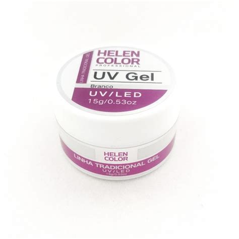 Gel Helen Color Uv Linha Tradicional G Selo Da Anvisa Nude Elegante Clear E Nude Natural