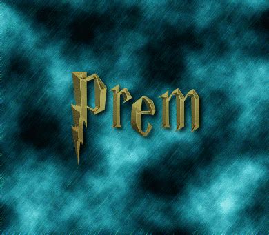 Prem Logo | Free Name Design Tool from Flaming Text