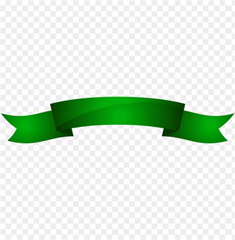 Free Download Hd Png Green Ribbon Banner Png Transparent With Clear