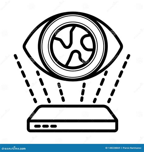 Hologram Icon Vector Stock Vector Illustration Of Industry 148228869