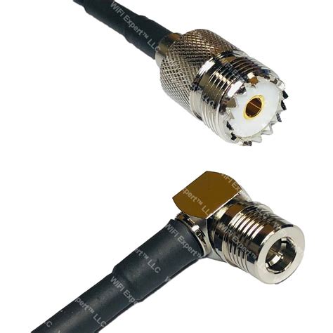 LMR240 SO239 UHF Female To QMA MALE ANGLE Coax RF Cable USA Ship Lot EBay