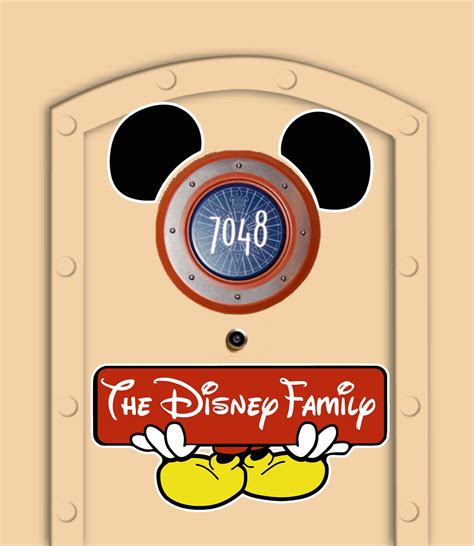 Disney Cruise Door Magnets Mickey Mouse With Ears And Etsy