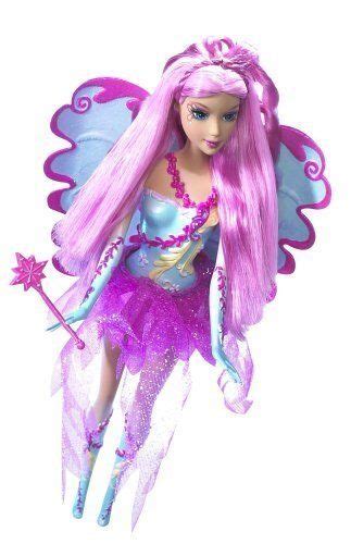 Mattel Barbie Fairytopia Mermaidia Color Change Water Fairy Blue For