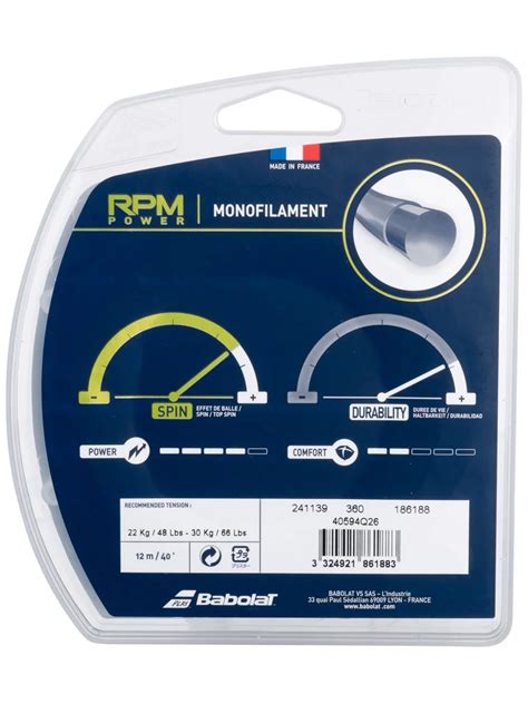 Babolat RPM Power 1,25mm – Cap Sport Tours