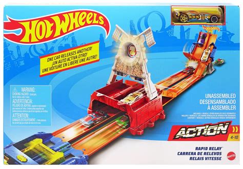 Hot Wheels Rapid Relay Race Track Playset Cfc New Ebay My Xxx Hot Girl