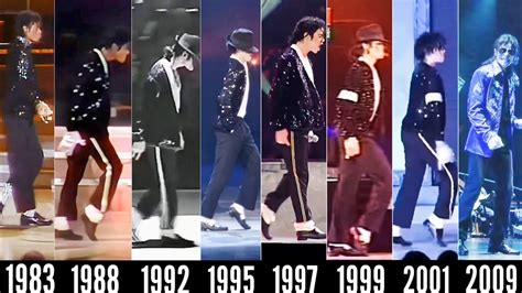 Michael Jackson Billie Jean Moonwalk Evolution 1983 2009 High