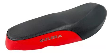 Asiento Original Gilera Smash 110 Vs Full Negro Con Rojo