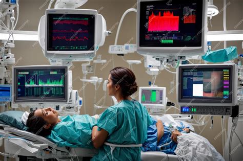 premium photo photo  patient monitor