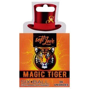 SIX BALL MAGIC TIGER BOLINHA HOT UNIDADES Angell Sex Shop