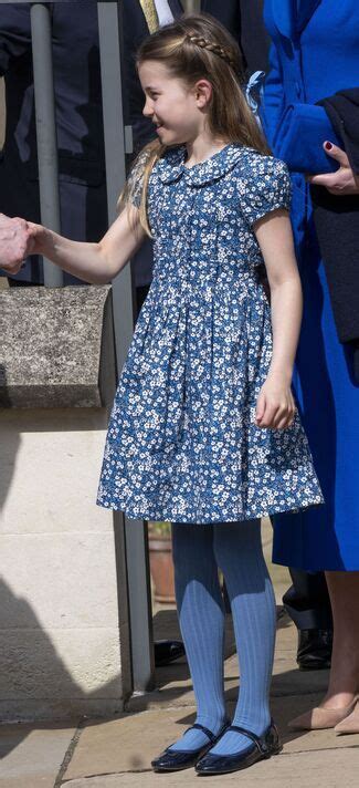 Princess Charlotte And Her Mum Wave To Crowds After Easter Service