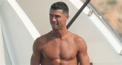 Cristiano Ronaldo Shows Off Ripped Physique While Going Shirtless On Vacation In Italy Bikini