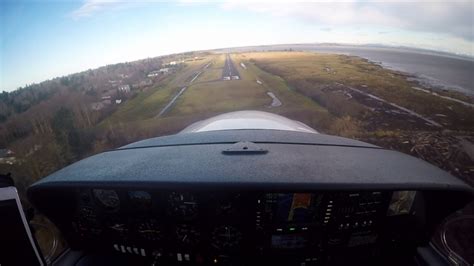 Attempted Landing At Ocean Shores W04 In A Strong Gusty Crosswind