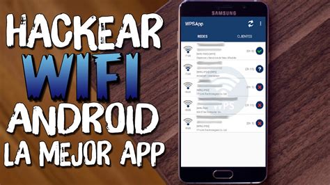 Como Hackear Redes Wifi En Android La Mejor App Youtube