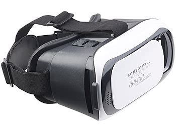 Auvisio Virtual Reality Brille VRB58 3D Und Mini Game Controller Mit