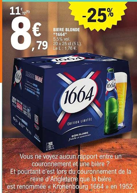 Promo Bi Re Blonde Chez E Leclerc Icatalogue Fr