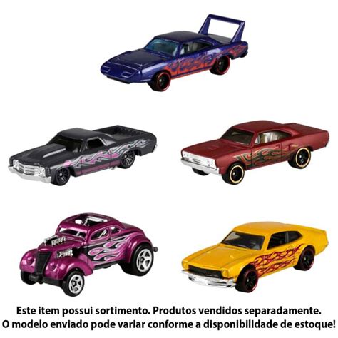 Pacote Carrinhos Hot Wheels Sortidos Mattel