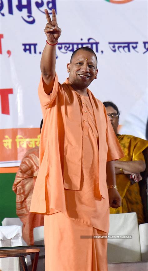 Up Cm Yogi Adityanath Holds Election Rally In Nagpur Photogallery