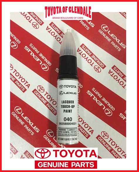 GENUINE TOYOTA LEXUS SUPER WHITE TOUCH UP PAINT PEN CODE 040 OEM 00258