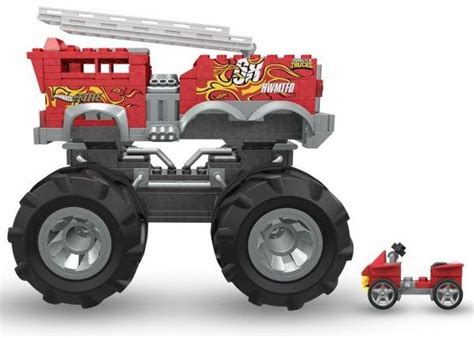 Детска играчка Hot Wheels Monster Trucks Пожарна 2 в 1 Отлична цена Ozone bg