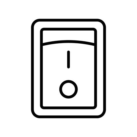 Switch Button Icon Vector Design Template In White Background 40162336