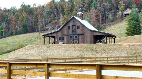 Timberlyne Georgia Hillside Horse Barn Designs Horse Barns Barn