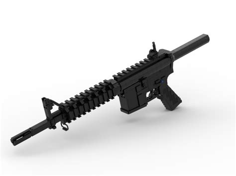 m4 still have to make the mag and the stock : r/legoguns