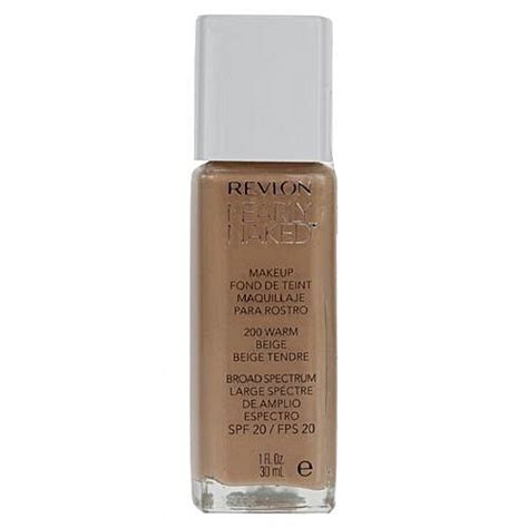 Revlon Nearly Naked Foundation Warm Beige Faureal