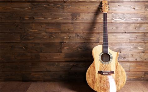 Gitarre, musikalisch, Holz Hintergrund 3840x2160 UHD 4K ...