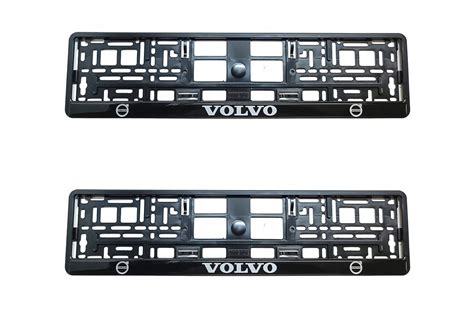 RAMKA POD TABLICĘ REJESTRACYJNĄ VOLVO NAPIS 2 SZT - 13423680989 ...