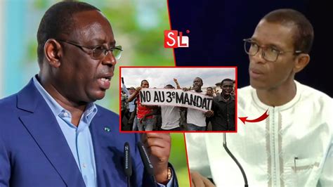 Me Mandat De Macky Sall R Action Surprenante Du Ministre Aliou Ndoye