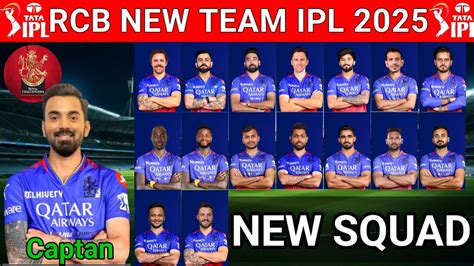 Ipl Royal Challengers Full Squad Rcb New Squad Rcb New